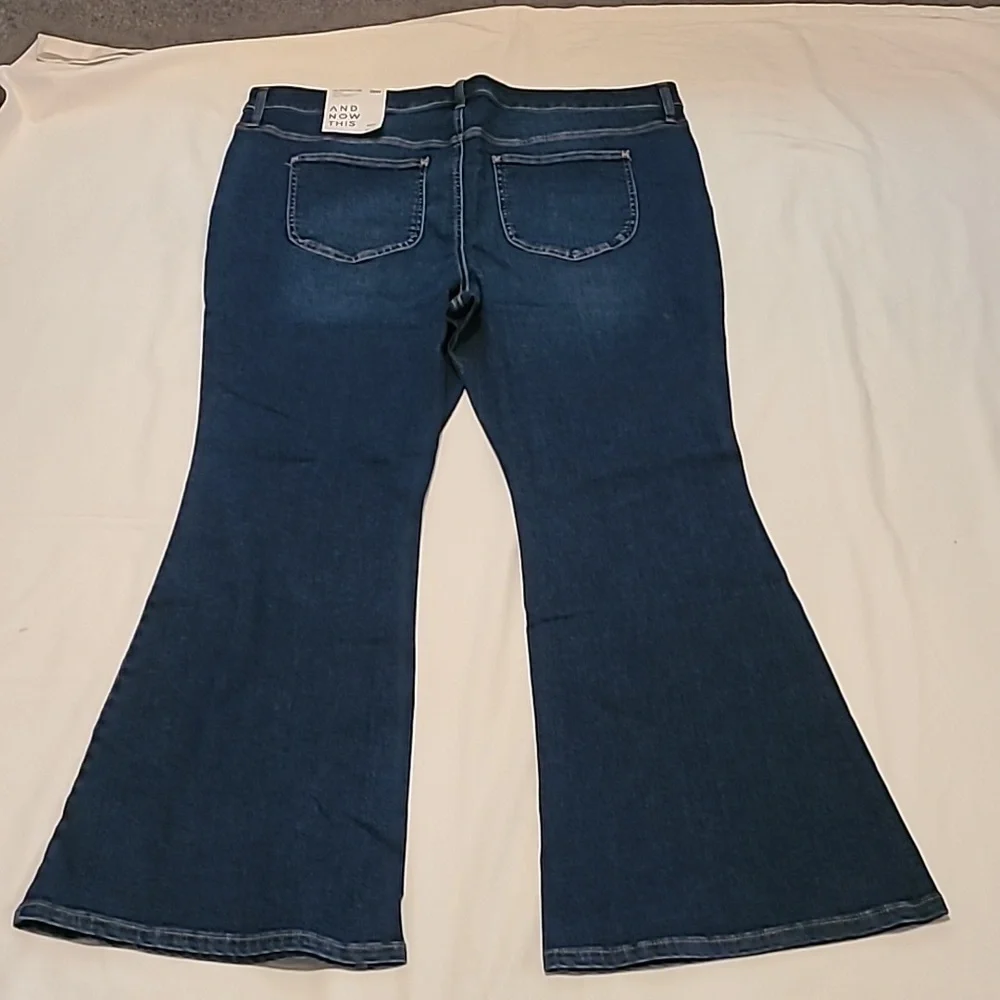 And Now This Jeans, Bootcut, Size 26W. NWT, The Vintage Flare Highrise Stretch - Picture 7 of 16